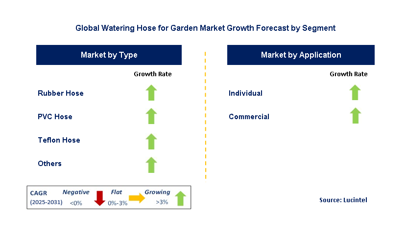 Watering Hose for Garden Market by Segment